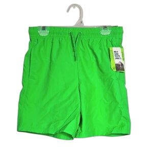 NWT DSG |Neon Green | Athletic Training Shorts | Youth Medium (10-12)